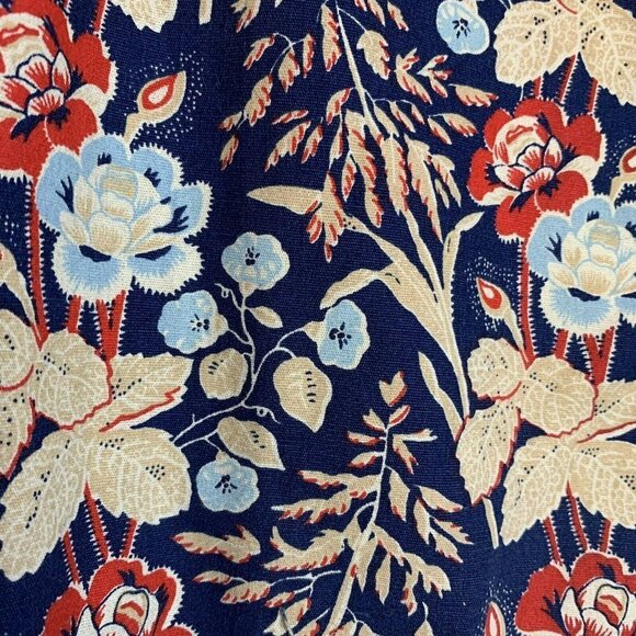 John Meyer Jacket blue red open front size 16 - Picture 2 of 5